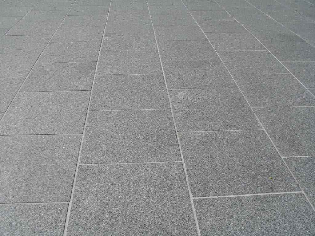 closeup photo of a granite paving