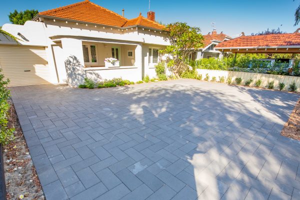 landscaping services Perth paving garden bed